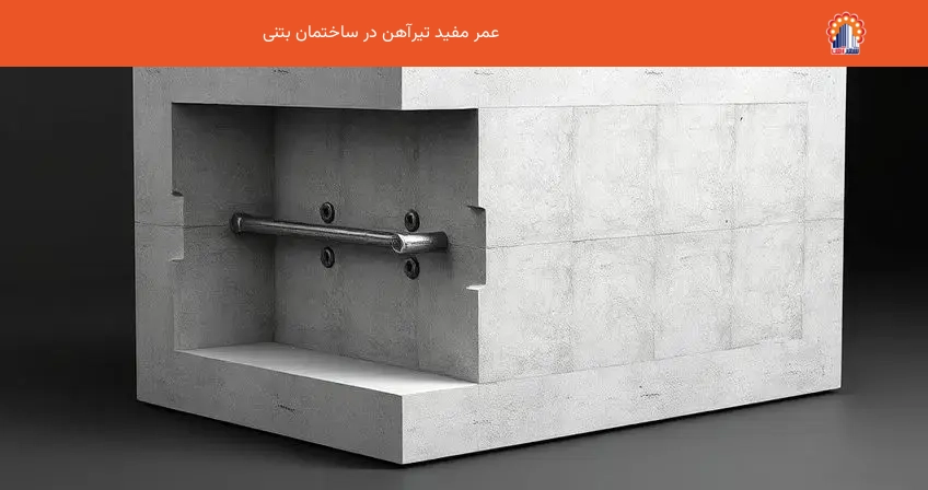 عمر مفید تیرآهن در ساختمان بتنی
