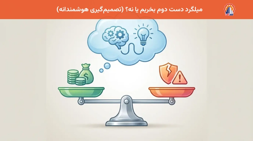 میلگرد دست دوم بخریم یا نه؟ (تصمیم‌گیری هوشمندانه)