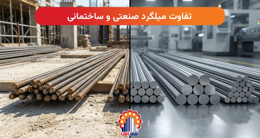 تفاوت میلگرد صنعتی و ساختمانی