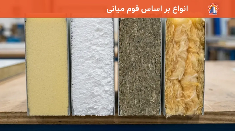 انواع بر اساس فوم میانی