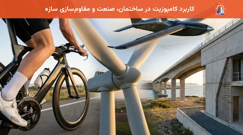 کاربرد کامپوزیت در ساختمان، صنعت و مقاوم‌سازی سازه