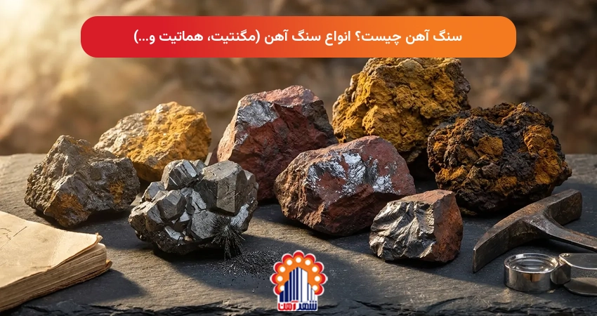 سنگ آهن چیست؟ انواع سنگ آهن (مگنتیت، هماتیت و...)