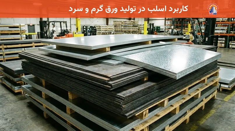کاربرد اسلب در تولید ورق گرم و سرد