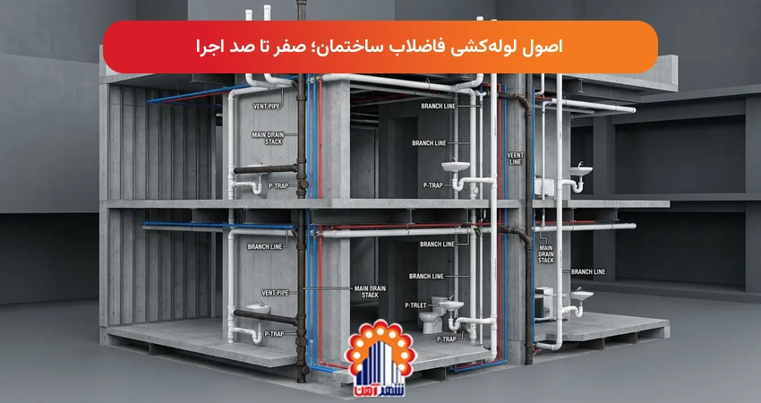 اصول لوله‌کشی فاضلاب ساختمان؛ صفر تا صد اجرا