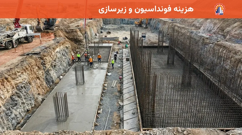 هزینه فونداسیون و زیرسازی