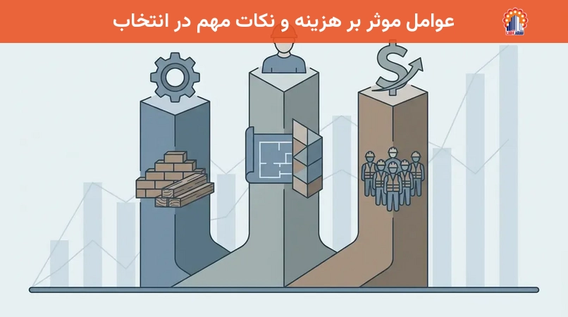 عوامل موثر بر هزینه و نکات مهم در انتخاب