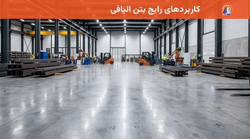 کاربردهای رایج بتن الیافی
