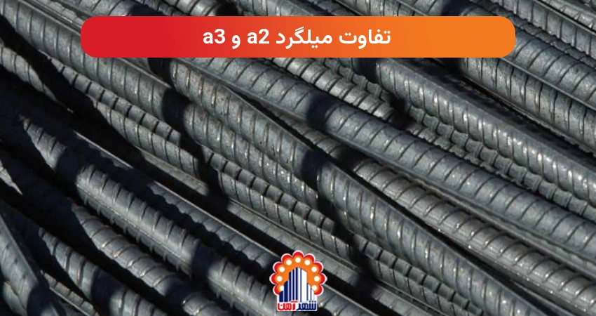 تفاوت میلگرد a2 و a3