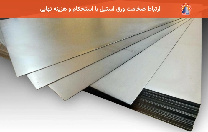 ارتباط ضخامت ورق استیل با استحکام و هزینه نهایی