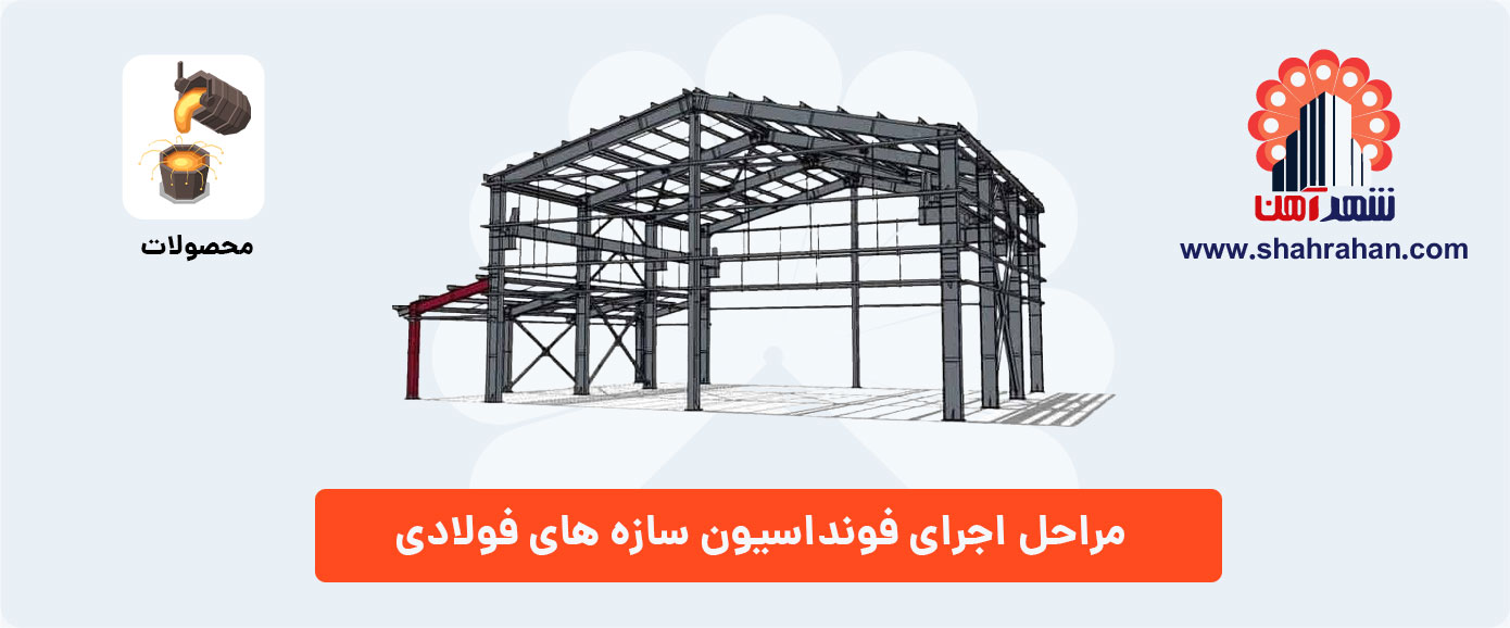 مراحل اجرای فونداسیون سازه های فولادی