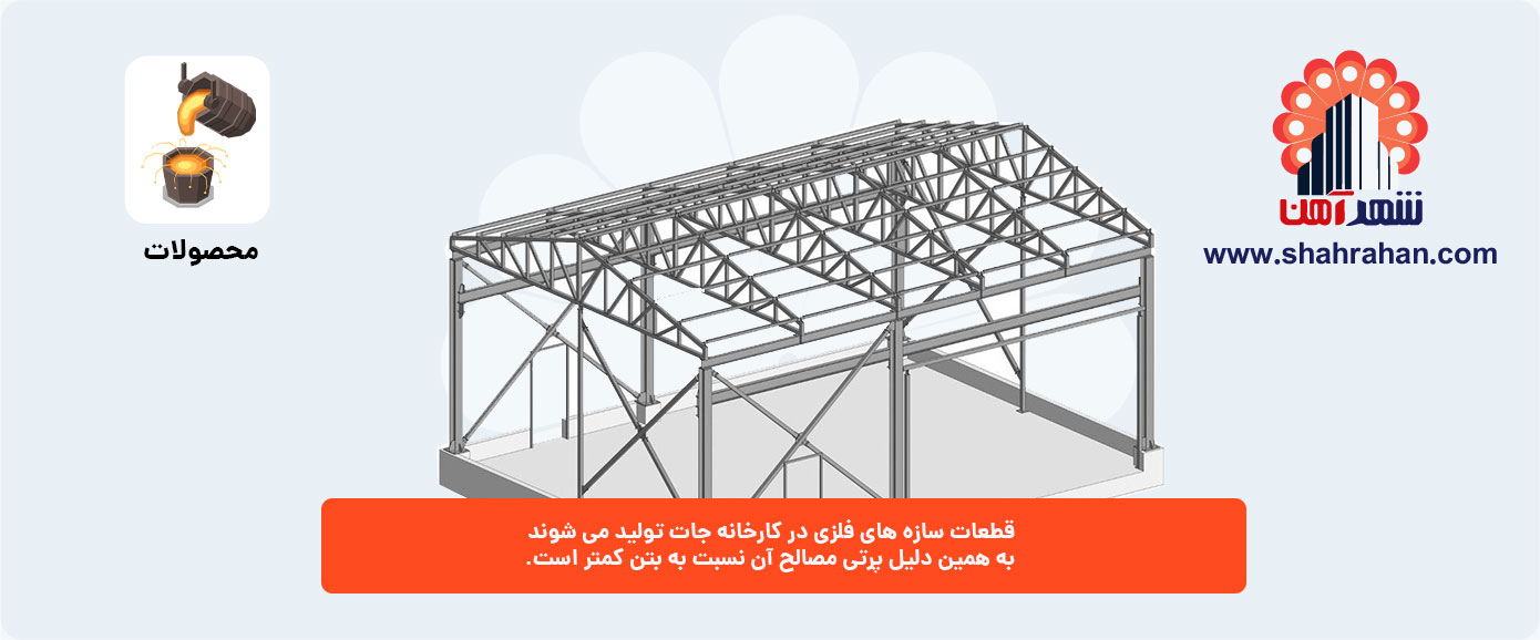 مزایای اسکلت فلزی