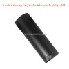 کانال دودکش یک متری با قطر 50 سانتی متر ورق سیاه ضخامت 6