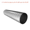 کانال گرد یک متری با قطر 50 سانتی متر ورق سیاه ضخامت 0.9