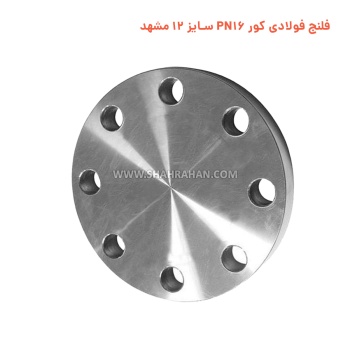 فلنج فولادی کور PN16 سایز 12 مشهد