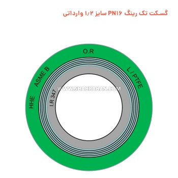 گسکت تک رینگ PN16 سایز 1.2 وارداتی