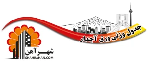 جدول وزنی ورق آجدار