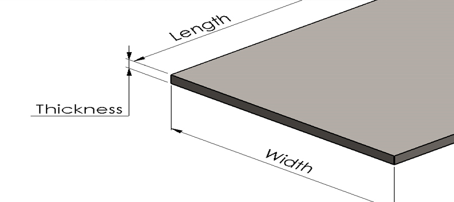 ابعاد استاندارد ورق استیل